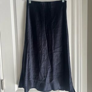 Women’s Babaton Navy Midi-Skirt